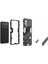 Xiaomi Poco X4 Pro 5g Çift Katman Tasarım Tpu+Pc Case Kickstand Heavy Distric Zırh Kapak-Dark Mavi (Yurt Dışından) 2