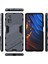 Xiaomi Poco X4 Pro 5g Çift Katman Tasarım Tpu+Pc Case Kickstand Heavy Distric Zırh Kapak-Dark Mavi (Yurt Dışından) 5