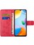 Xiaomi Redmi Için 10C Kelebek Çiçeği Baskılı Pu Deri Manyetik Toka Telefon Kılıfı Stand Kapak-Kırmızı (Yurt Dışından) 3