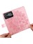 Xiaomi Için Poco C40 4g Çiçek Baskı Pu Deri Telefon Koruyucu Kılıf Flip Stand Cüzdan Kapağı Strap-Rose Altın (Yurt Dışından) 5
