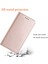 Xiaomi Için 12T 5G/12T Pro 5g/redmi K50 Ultra 5g Karbon Fiber Doku Pu Deri Stand Cüzdan Kılıfı Manyetik Otomatik Kapanış Telefon Kapağı Bilek Kayış Rose Altın (Yurt Dışından) 5
