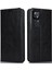Xiaomi 12T 5G/12T Pro 5g/redmi K50 Ultra Telefon Kılıfı Çılgın At Dokusu Orijinal Inek Deri Stand Cüzdan Kapak Black (Yurt Dışından) 1