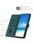 Xiaomi Poco X4 Pro 5g Kalp Şekli Için Baskılı Baskılı Kara Izi Kılıf Deri Touch Hissed Hisset Pu Deri Cüzdan Stand Fonksiyonlu Telefon Kabuğu Strap-Yeşil ile (Yurt Dışından) 3