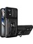 Xiaomi Poco X4 Pro 5g Slayt Kamera Kapağı Pc+Tpu Kart Tutucu Telefon Kılıfı ile Ring Kickstand-Black (Yurt Dışından) 1