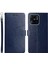 Xiaomi Için HT01 Redmi 10C Cüzdan Stand Pu Deri Kaplamak Telefonu Deri+Yumuşak Tpu Y Şeklinde Çizgiler Telefon Kılıf Mavisi Baskı (Yurt Dışından) 1