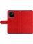 Xiaomi Için Redmi 10C 4g/redmi 10 (Hindistan) 4g Ayçiçeği Baskılı Folio Foli Front Telefon Kılıfı Pu Deri Stand Anti-Fall Manyetik Toka Telefon Kapağı Kayış Kırmızısı (Yurt Dışından) 5