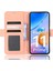 Xiaomi Redmi Için 11 Prime 4g Çoklu Kart Yuvası Pu Deri Deri Çift Manyetik Toka Telefon Kapağı Stand Standı Cüzdan Case-Pink (Yurt Dışından) 4