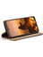 Xiaomi Için 12 Lite 5g Pu Deri Cüzdan Kılıfı Manyetik Otomatik Absorbed Stand Telefon Vaka-Brown (Yurt Dışından) 3