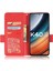 Xiaomi Için Poco F4 5g/redmi K40S 5g Pu Deri Şok Emilim Litchi Doku Telefon Kılıfı Stand Cüzdan Manyetik Toka Kapak-Kırmızısı (Yurt Dışından) 3
