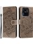 Xiaomi Redmi 10C 4g Pu Deri Cüzdan Stand Kılıfı Mandala Çiçek Telefonu Kapak Grey (Yurt Dışından) 1