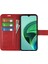 Xiaomi Için Redmi Note 11E 5g/redmi 10 5g/redmi 10 Prime+ 5g Dokulu Pu Deri Kapak Standı Özellik Manyetik Kapatma Şok Geçirmez Flip Cüzdan Kılıf Kırmızısı (Yurt Dışından) 3