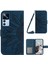 Xiaomi 12T 5G/12T Pro 5g/redmi K50 Ultra 5g HT04 Baskılı Ayçiçeği Flip Cüzdan Kapağı Cilt Pu Deri Deri Stand Manyetik Şok Geçirmez Folyo Folio Telefon Kılıfı Omuz Kayışı Mavisi (Yurt Dışından) 1