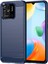 Xiaomi Redmi Için 10C Karbon Fiber Doku Fırçalanmış Yüzey 1.8mm Tpu Arka Kapak Cep Telefonu Kasası Mavisi (Yurt Dışından) 1