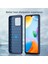 Xiaomi Redmi Için 10C Karbon Fiber Doku Fırçalanmış Yüzey 1.8mm Tpu Arka Kapak Cep Telefonu Kasası Mavisi (Yurt Dışından) 5