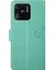 Xiaomi Redmi Için 10C Stand Pu Deri Kılıf Strap-Green ile Baskılı Baykuş Ağacı Desen Cüzdan Kapağı (Yurt Dışından) 5