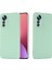 Xiaomi Için 12 Lite 5g Damla Geçirmez Sıvı Silikon Telefon Kılıfı Yumuşak Çizgiye Karşı Çizgiye Karşı Kesik Kesme Kabuğu Strap-Green ile (Yurt Dışından) 2