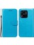 Xiaomi Redmi 10C 4g Tpu+Pu Deri Cüzdan Stand Flip Cover Manyetik Kapatma Telefon Vaka-Mavisi (Yurt Dışından) 1