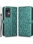 Xiaomi 12T 5g/redmi K50 Ultra 5g Için Çizgiye Dönüşüm Anti Cep Telefonu Kılıfı, Pu Deri Dot Desen Baskılı Stand Telefon Cüzdan Kapağı Strap-Yeşili (Yurt Dışından) 1