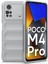 Xiaomi Poco M4 Pro 4g Damla Geçirmez Tpu Telefon Kapağı Kayma Önleyici Önleyici Geri Dönen Gri Gri (Yurt Dışından) 1