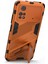 Xiaomi Için Poco M4 Pro 4g Kickstand Tasarım Koruyucu Kapak Yumuşak Tpu Sert Pc Şok Geçirmez Telefon Vaka-Orange (Yurt Dışından) 4