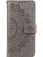 Xiaomi Redmi K50/K50 Pro Telefon Kılıfı Için, Cüzdan Stand Tasarımı Baskılı Mandala Çiçek Pu Deri Telefon Flip Cover-Grey (Yurt Dışından) 2