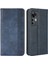 Xiaomi 12T 5g/redmi K50 Ultra 5G/12T Pro 5g Retro Doku Pu Deri Telefon Kılıfı Baskılı Desen Standı Manyetik Emilim Cüzdan Mavisi (Yurt Dışından) 1