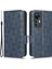 Xiaomi 12T 5g/redmi K50 Ultra 5g, Baskılı Üçgen Desen Pu Deri Cüzdan Stand Folio Flip Koruyucu Kapak Mavisi (Yurt Dışından) 1