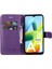 4U Sky Xiaomi Için Redmi A1 4g/a2 4g Telefon Kılıfı Stand Tasarımı Doğru Renk Pu Deri Manyetik Koruyucu Kapak Cüzdanı Strap-Purple (Yurt Dışından) 3