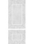 Yıkanabilir Kaymaz Pamuk Dokuma Taban Gri Geometrik Desenli 60X100-50X60 2'li Banyo Paspası 27 2