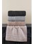 Serenity %100 Pamuk Banyo Havlusu Antrasit 70x140 5