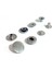 17 mm Kapak Alfa 4'lü Çıtçıt Set - Paslanmaz Çelik - 75 Takım 1