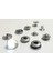 17 mm Kapak Alfa 4'lü Çıtçıt Set - Paslanmaz Çelik - 75 Takım 2