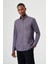 Regular Fit Paşa Yaka Lila Spor Erkek Gömlek GM23K232050_D44 1