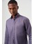 Regular Fit Paşa Yaka Lila Spor Erkek Gömlek GM23K232050_D44 5