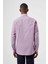 Regular Fit Paşa Yaka Ekoseli Kırmızı Erkek Gömlek GM23K232024_D24 2