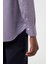Regular Fit Paşa Yaka Desenli Lila Erkek Gömlek GM23K232040_D44 4