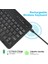 7 Beyaz Ingilizce Mini Bluetooth Klavye Kablosuz ipad Rusça Klavye Tablet Ispanyolca Şarj Edilebilir Klavye Tablet ipad Cep Telefonu Dizüstü Bilgisayar (Yurt Dışından) 2