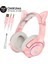 Siyah Hiçbir Kutu Onıkuma K9 Gaming Headset Casque Sevimli Kız Pembe Kedi Kulak Stereo Mikrofonlu Kulaklıklar LED Işık Dizüstü Bilgisayar Gamer Için (Yurt Dışından) 2