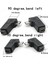 V3 - V8 Düz 1 Adet Yeni Mini Usb'den Mikro Usb'ye Adaptör Fişi 90 Derece Solsağ Açı Mikro USB Erkek - Mini USB Dişi B Tipi Konnektör Şarj Verileri (Yurt Dışından) 5