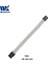 Beyaz 600MM Winkool Atx Eps Cpu 8pın Dişi - Erkek 4 + 4pin 18AWG Psu Kollu Uzatma Güç Kablosu / Beyaz Siyah Kılıflı Kablo (Yurt Dışından) 1
