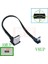 AMUP-V8RI 0.3 M Süper Düz Esnek Yukarı Aşağı Sol Sağ Açılı 90 Derece USB Mikro USB Erkek USB Erkek Veri Şarj Bağlantı Kablosu (Yurt Dışından) 3