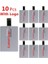 Özel Logo 64GB-10PCS 10PCS Özel Logo Baskı Resim 128MB 4gb 8g 16GB 32G USB Flash Sürücü Kredi Kartı Pendrive Işletme Adı Şekilli USB Bellek Çubuğu (Yurt Dışından) 1