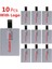 Özel Logo 64GB-10PCS 10PCS Özel Logo Baskı Resim 128MB 4gb 8g 16GB 32G USB Flash Sürücü Kredi Kartı Pendrive Işletme Adı Şekilli USB Bellek Çubuğu (Yurt Dışından) 2