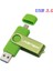 Yeşil 64GB Jaster USB 3.0 Otg Metal USB Flash Sürücü Pendrive 16GB 32GB 64GB 128GB Anahtar USB Sopa Kalem Sürücü Flaş (Yurt Dışından) 1