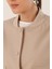 0688 Çift Cepli Crop Ceket - Bej 5