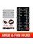 3pın 4d Kabuklu 12V 4pin Rgb 5V 3 Pin Argb Kablo Ayırıcı Hub Sata/4d Powered Uzatma Kablosu Adaptörü LED Şerit Işık Pc Rgb Fan Soğutucu Kontrolü (Yurt Dışından) 1