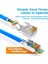 Cat7 Normal Mavi 10 Adet Ampcom Cat7 RJ45 Konektörü, CAT6A Rj 45 Ethernet Fişi ile Cat 7 Katı Veya Örgülü Ağ Kablosu Için 1,5 mm Yük Çubuğu ile Geçin (Yurt Dışından) 4
