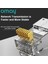 Cat7 Korumalı 10 Adet Omay Cat6/7 Cat5 Geçiş RJ45 Modüler Fiş Ağ Konnektörleri Utp 3/50μ Altın Kaplama 8P8C Ethernet Kablosu Için Sıkma Ucu (Yurt Dışından) 5