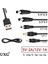 2.5x0.7mm 2m 2m 1m 0.5m USB Bağlantı Noktası 2.0*0.6mm 2.5*0.7mm 3.5*1.35MM 4.0*1.7mm 5.5*2.1mm 2.5mm x 0.7mm 5V Dc Varil Jack Güç Kablosu Konektörü (Yurt Dışından) 2