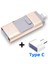 Altın Typecwhite 32GB USB Flash Sürücüler iphone 14 13 12 Pendrive 64GB Otg Type C USB 3.0 Flash Sürücü 32G Memory Stick Telefon, Macbook, Tablet Için (Yurt Dışından) 2